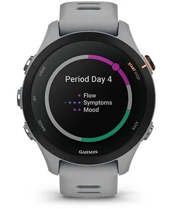 Умные часы Garmin Forerunner 255S со светло-серым ремешком